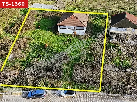 TAPUHANE'DEN TÜRBEKÖYDE SATILIK MÜSTAKİL EV VE 1573 M2 ARSASI
